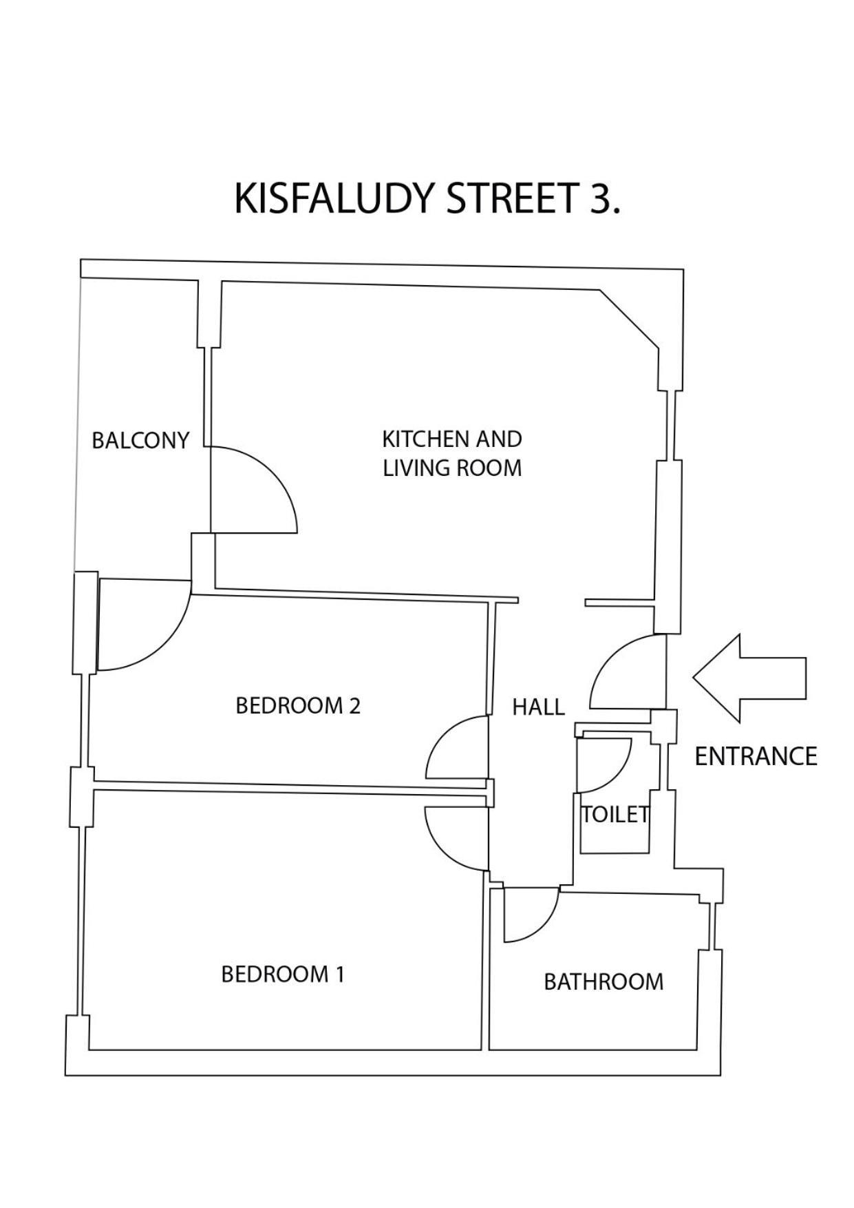 Two-Bedrooms Apartment Cbd Bp Budapest Kültér fotó